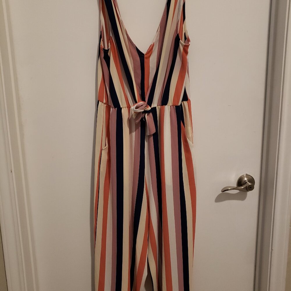 Cute, Striped Romper-Xlarge for Women!
